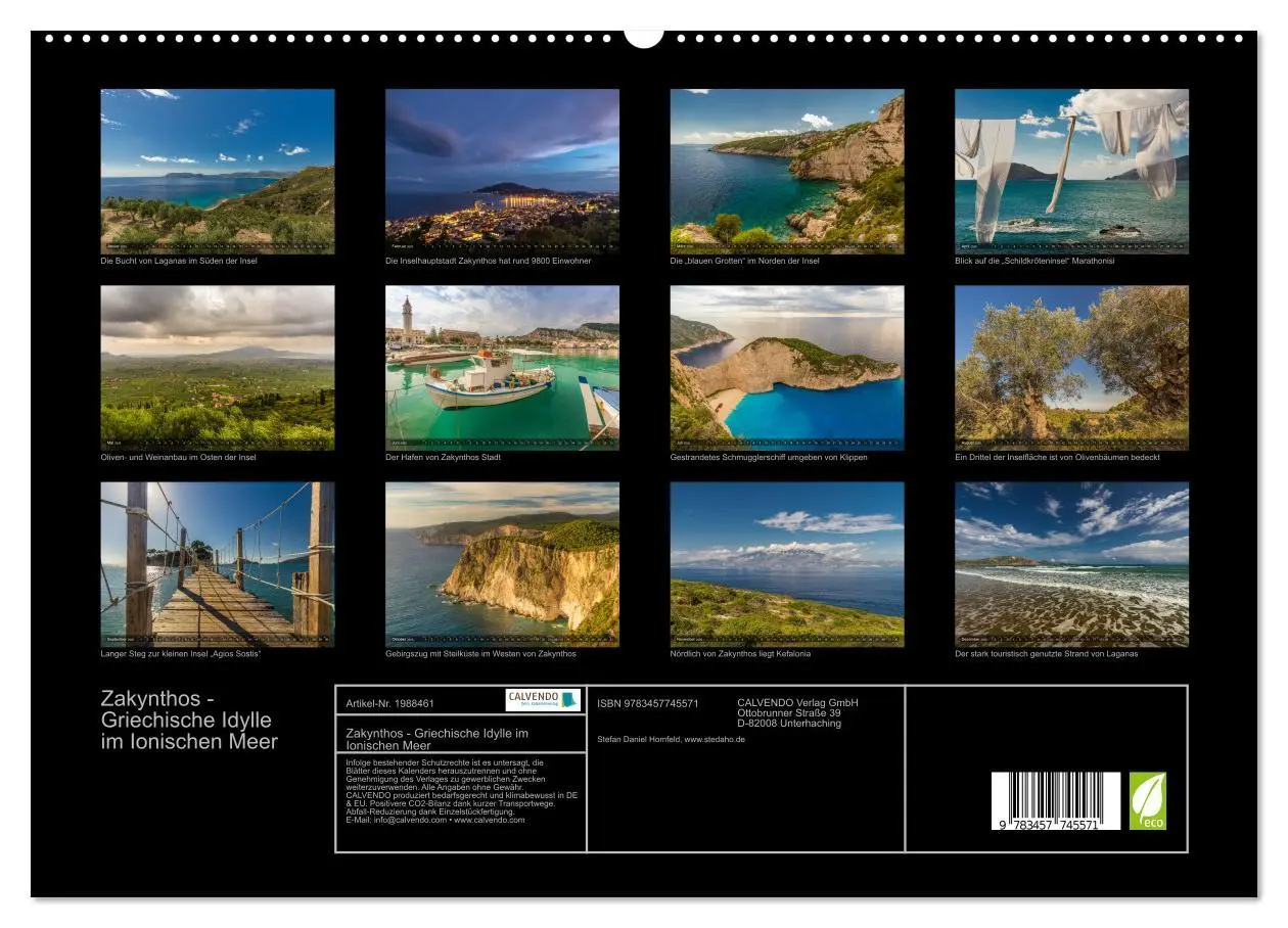 Bild: 9783457745571 | Zakynthos - Griechische Idylle im Ionischen Meer (hochwertiger...
