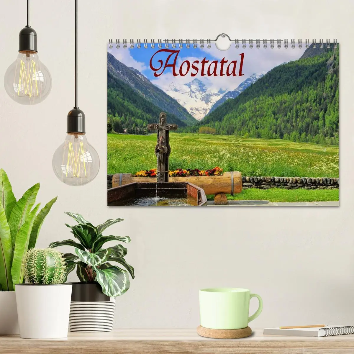 Bild: 9783516215571 | Aostatal (Wandkalender 2026 DIN A4 quer), CALVENDO Monatskalender