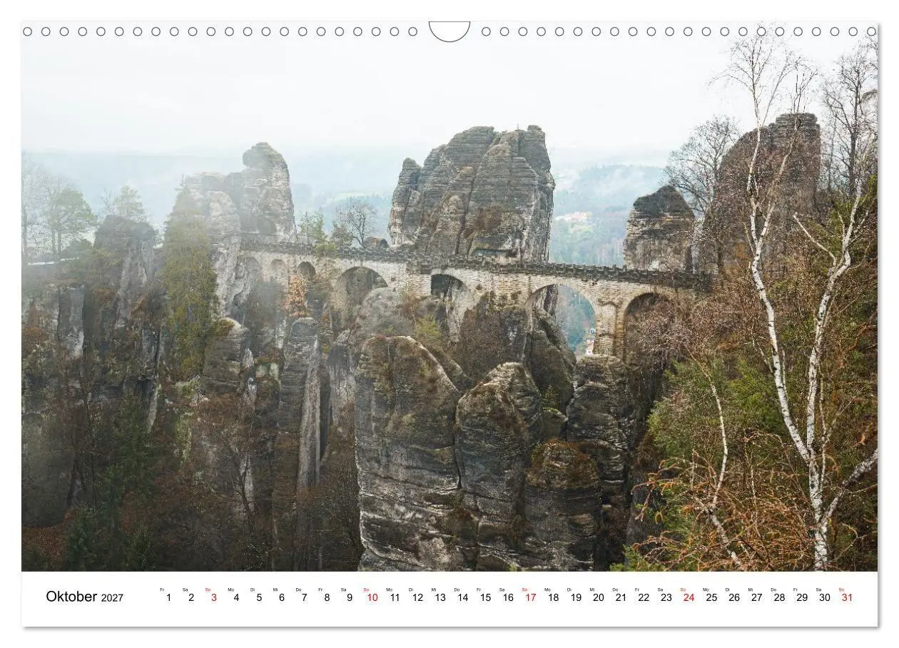 Bild: 9783516765571 | Sächsische Schweiz - Das Elbsandsteingebirge (Wandkalender 2027 DIN...