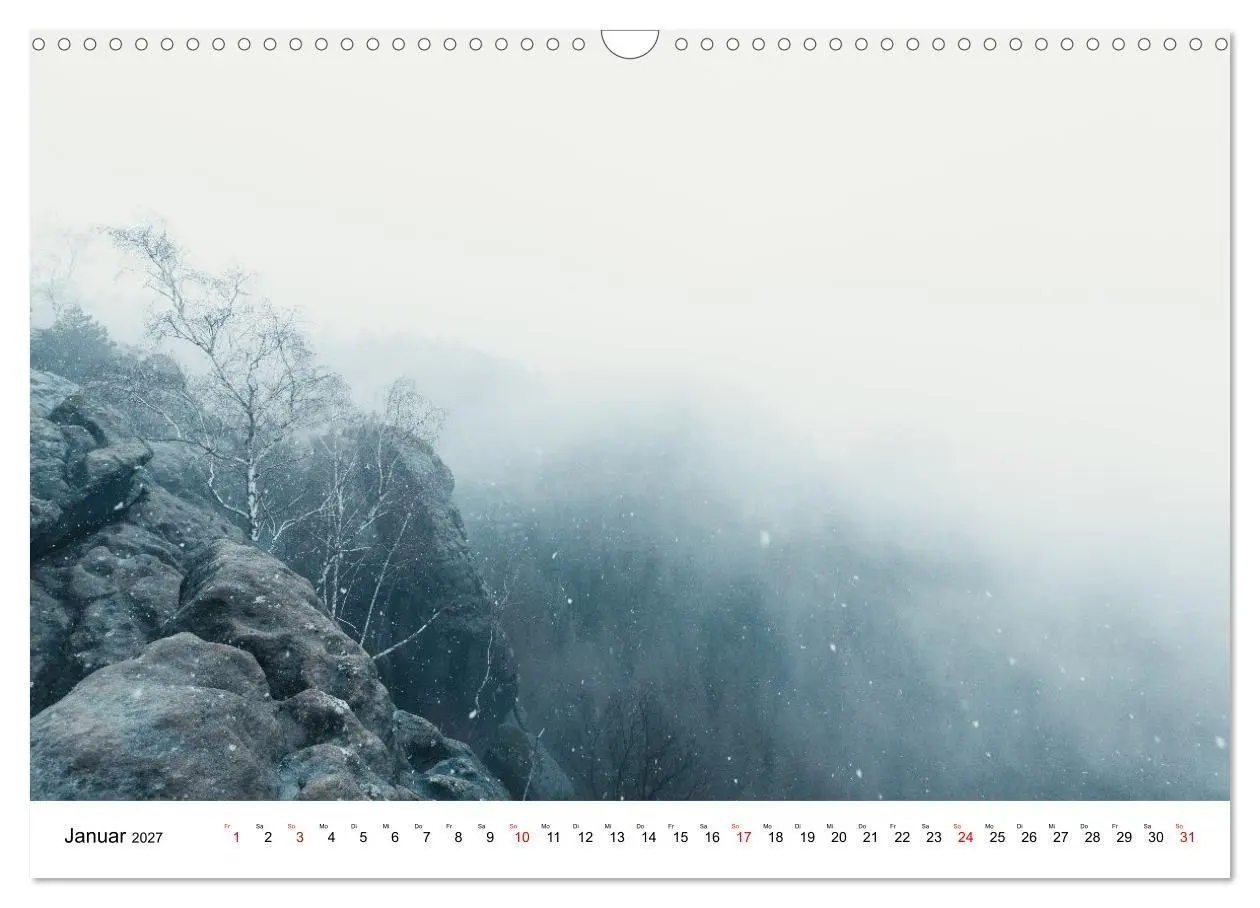 Bild: 9783516765571 | Sächsische Schweiz - Das Elbsandsteingebirge (Wandkalender 2027 DIN...
