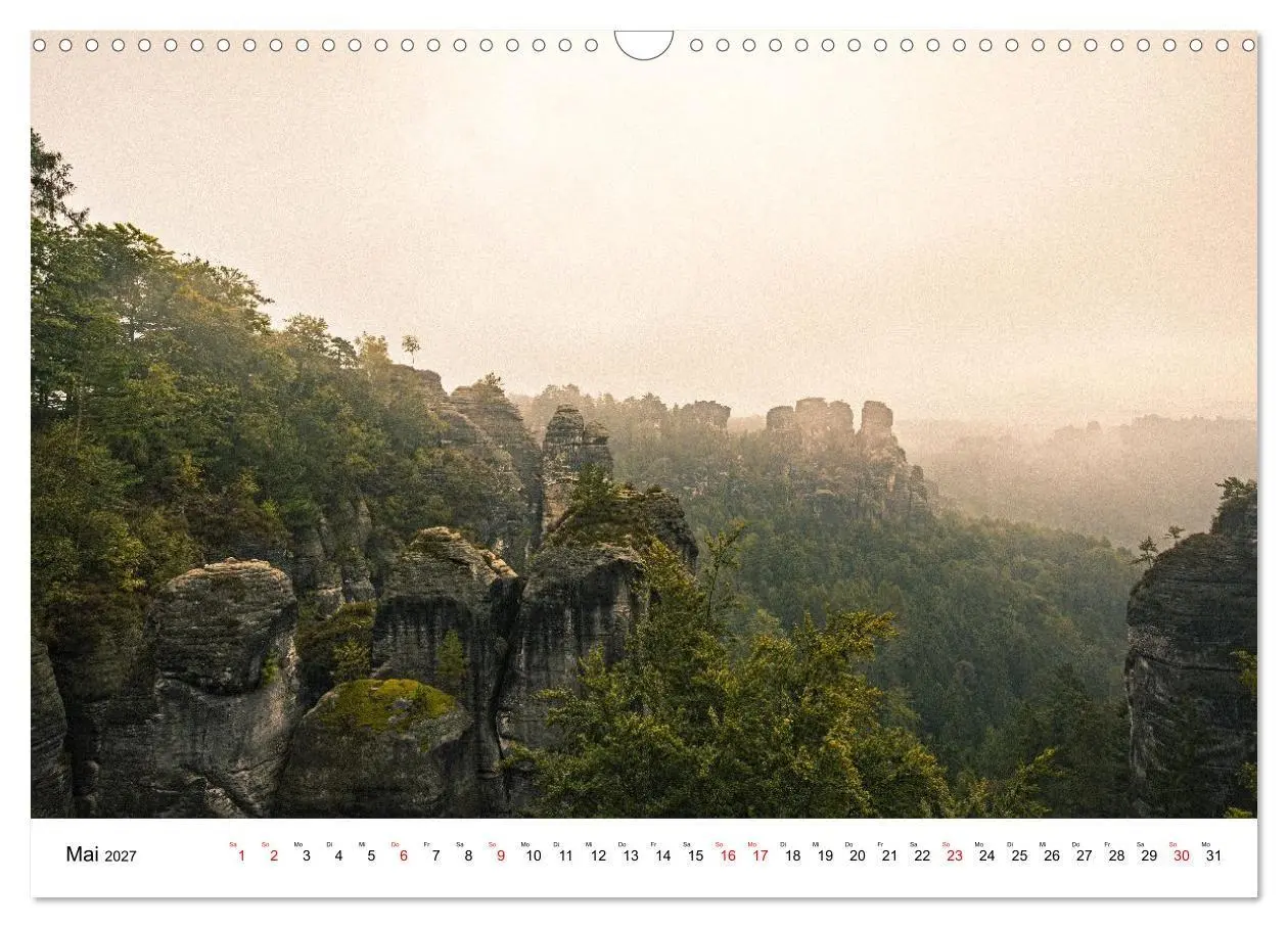 Bild: 9783516765571 | Sächsische Schweiz - Das Elbsandsteingebirge (Wandkalender 2027 DIN...