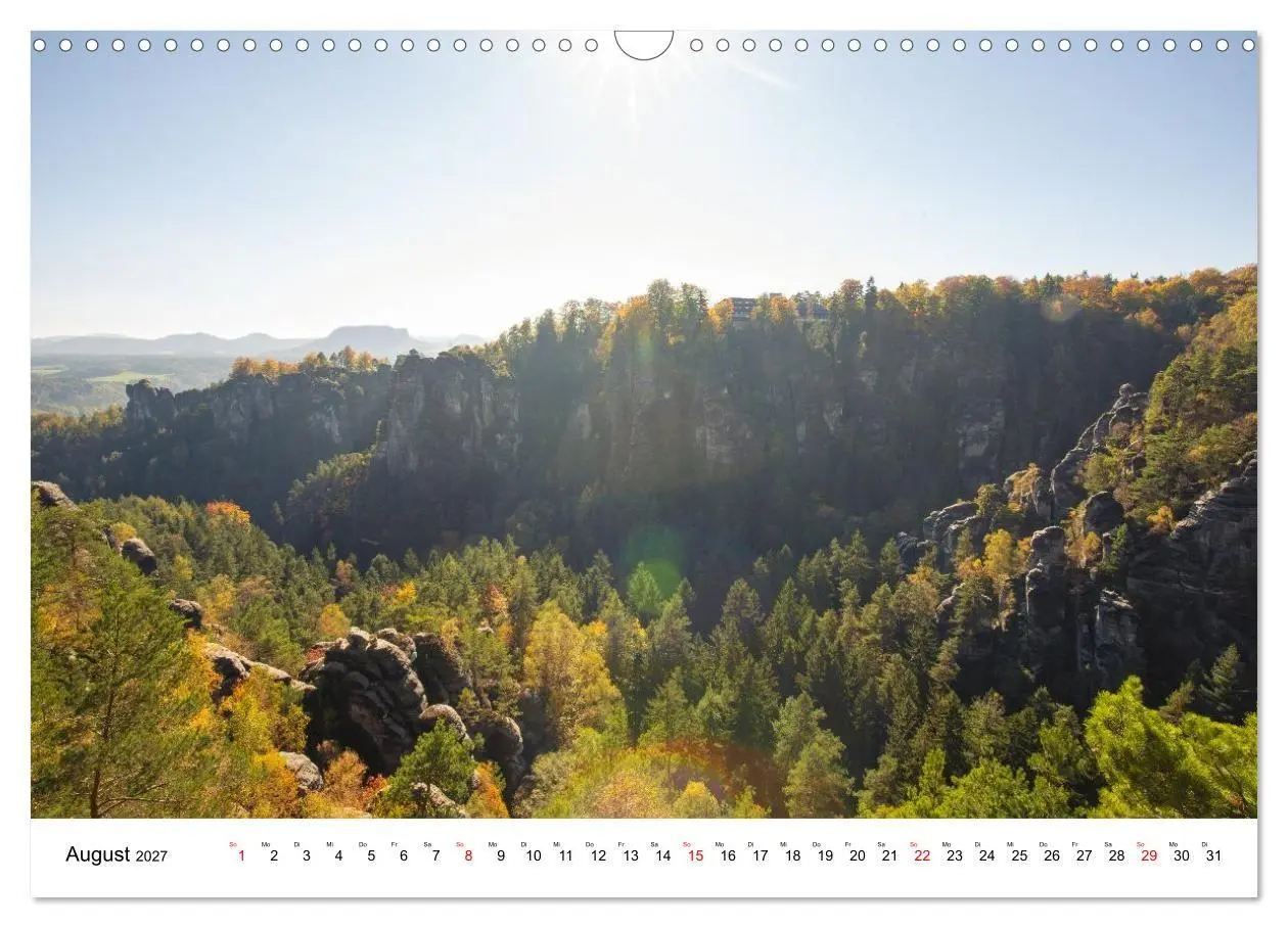 Bild: 9783516765571 | Sächsische Schweiz - Das Elbsandsteingebirge (Wandkalender 2027 DIN...
