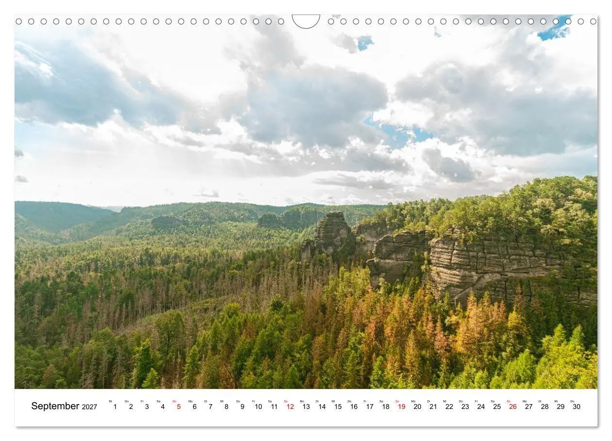 Bild: 9783516765571 | Sächsische Schweiz - Das Elbsandsteingebirge (Wandkalender 2027 DIN...