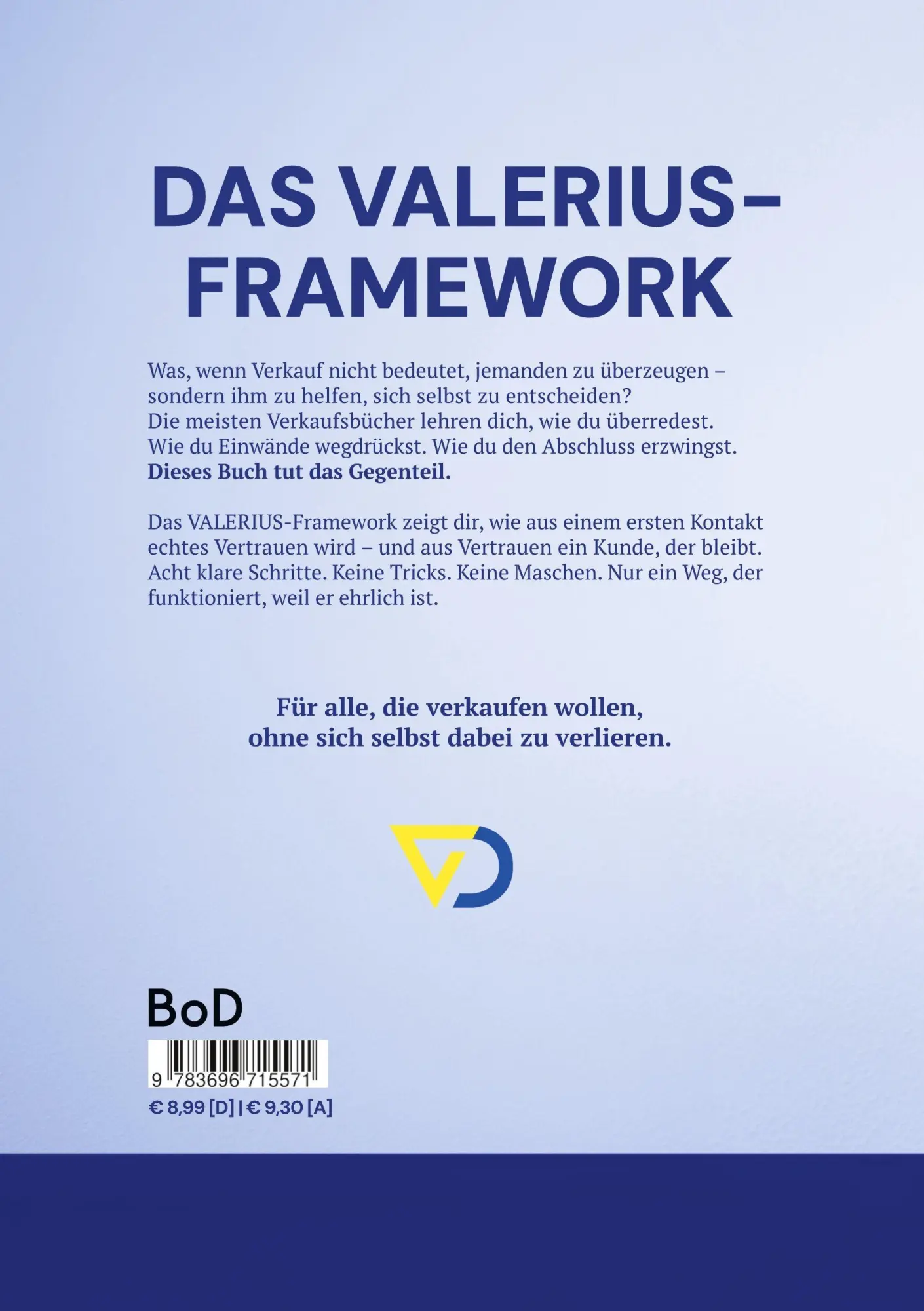 Rückseite: 9783696715571 | Willst du mit mir verkaufen? - Wie aus Vertrauen echte Wegbegleiter...