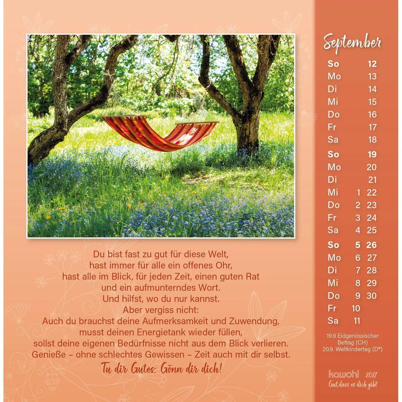 Bild: 9783754815571 | Gut, dass es dich gibt 2027 | Doro Zachmann | Kalender | Spiralbindung