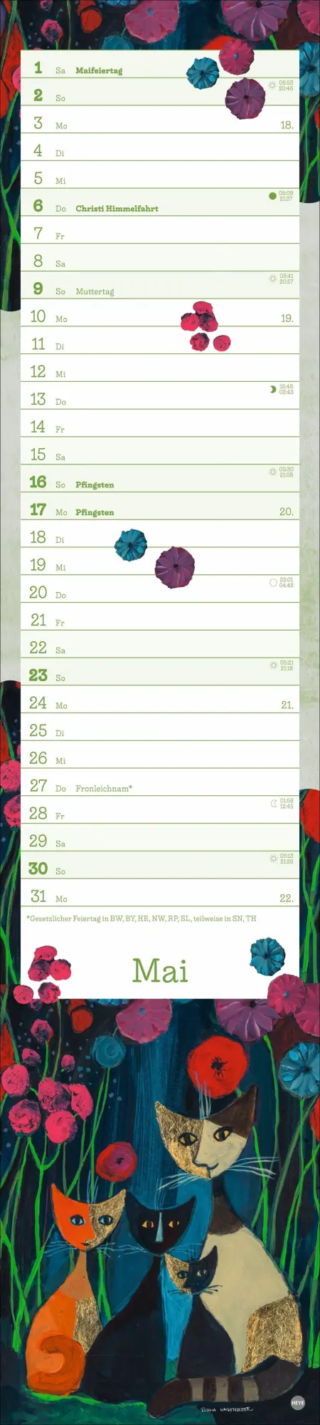Bild: 9783756415571 | Rosina Wachtmeister Langplaner 2027 | Rosina Wachtmeister | Kalender