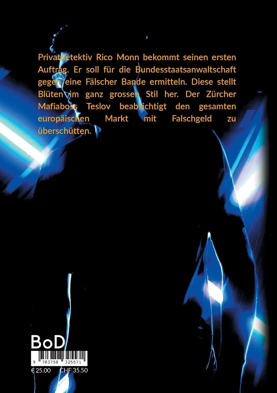Rückseite: 9783758325571 | Falschgeld | Hady Zürcher | Taschenbuch | Paperback | 254 S. | Deutsch
