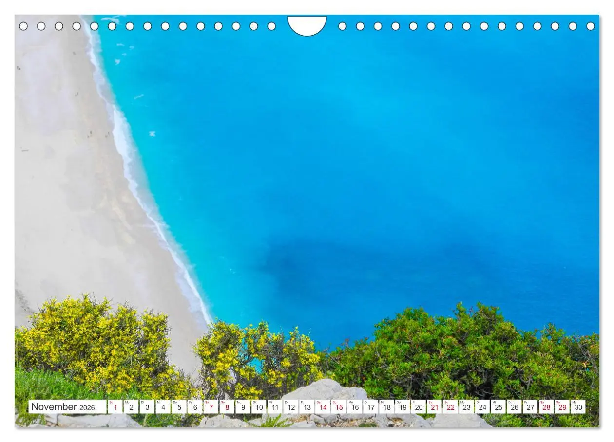 Bild: 9783457595671 | Kefalonia, Inseltraum in Blau (Wandkalender 2026 DIN A4 quer),...