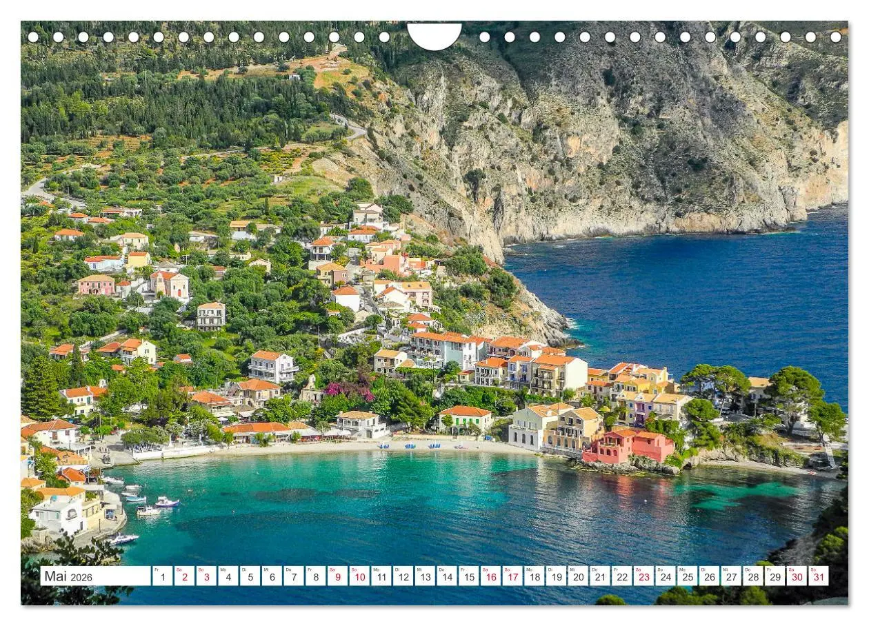 Bild: 9783457595671 | Kefalonia, Inseltraum in Blau (Wandkalender 2026 DIN A4 quer),...