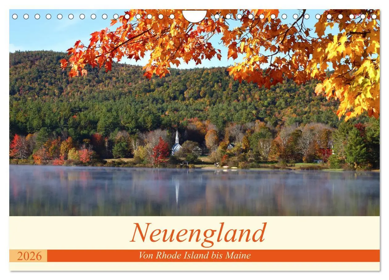 Cover: 9783457735671 | Neuengland - Von Rhode Island bis Maine (Wandkalender 2026 DIN A4...