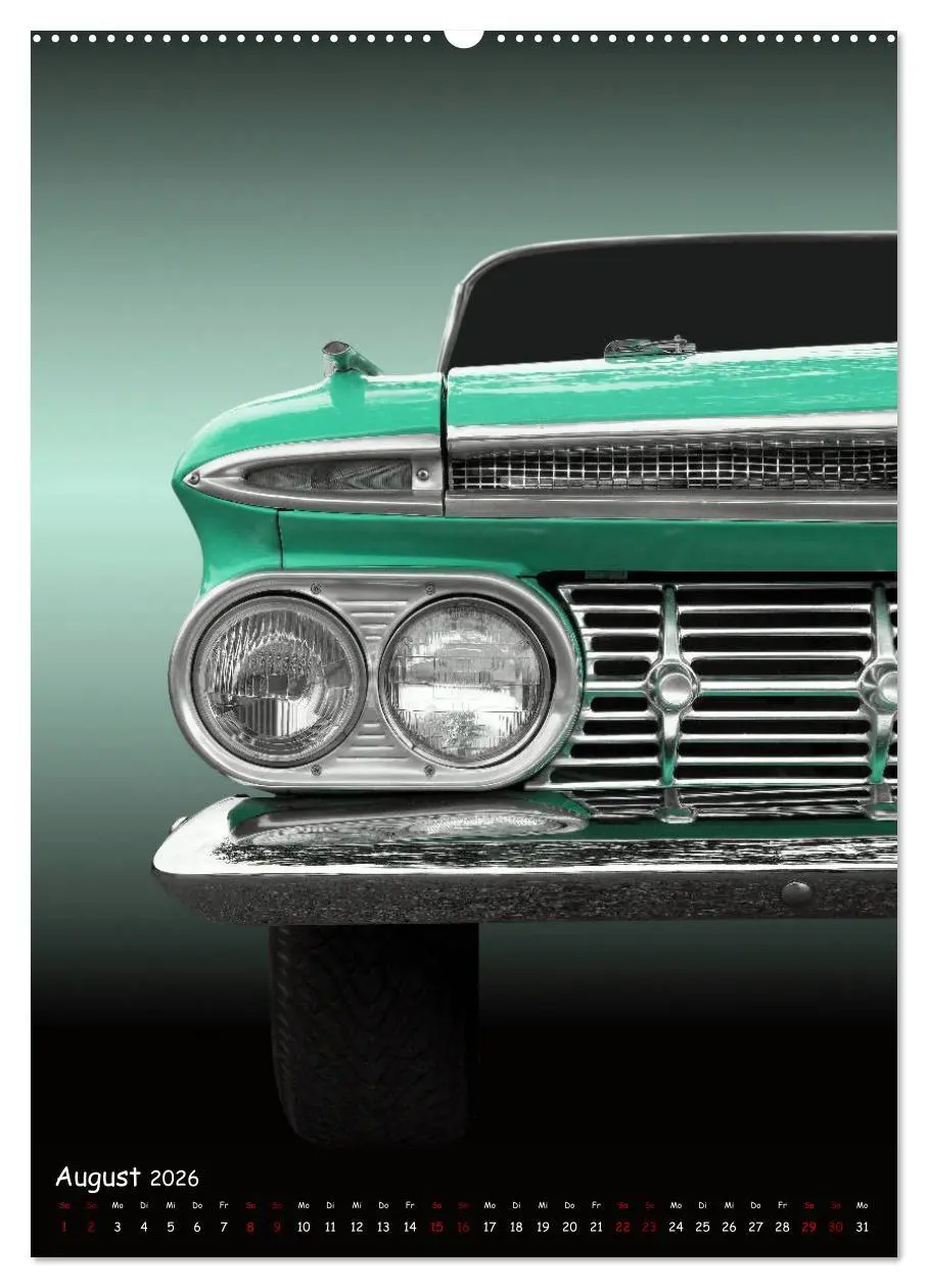 Bild: 9783516375671 | Faszination US Klassiker 1955 bis 1967 (Wandkalender 2026 DIN A2...