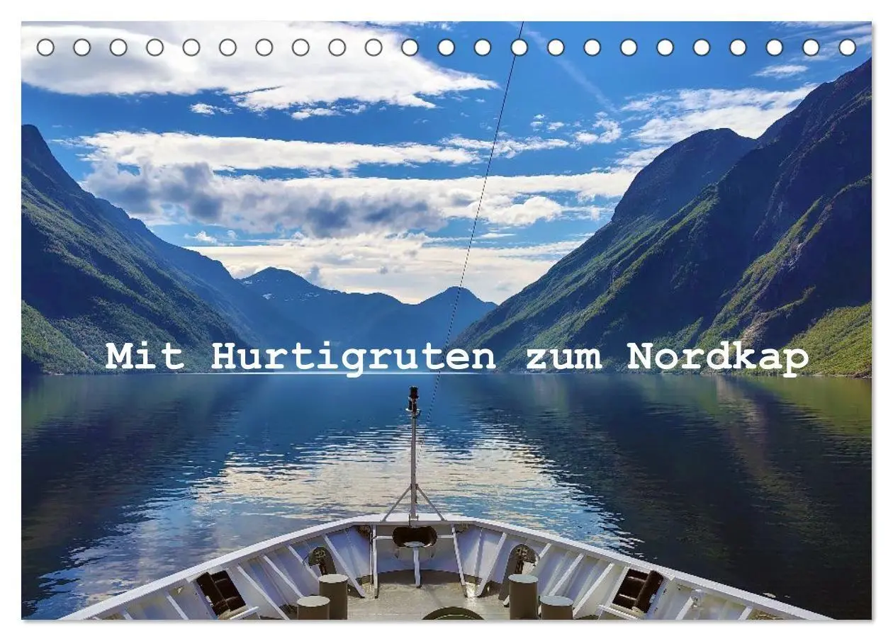 Cover: 9783516685671 | Mit Hurtigruten zum Nordkap (Tischkalender 2026 DIN A5 quer),...