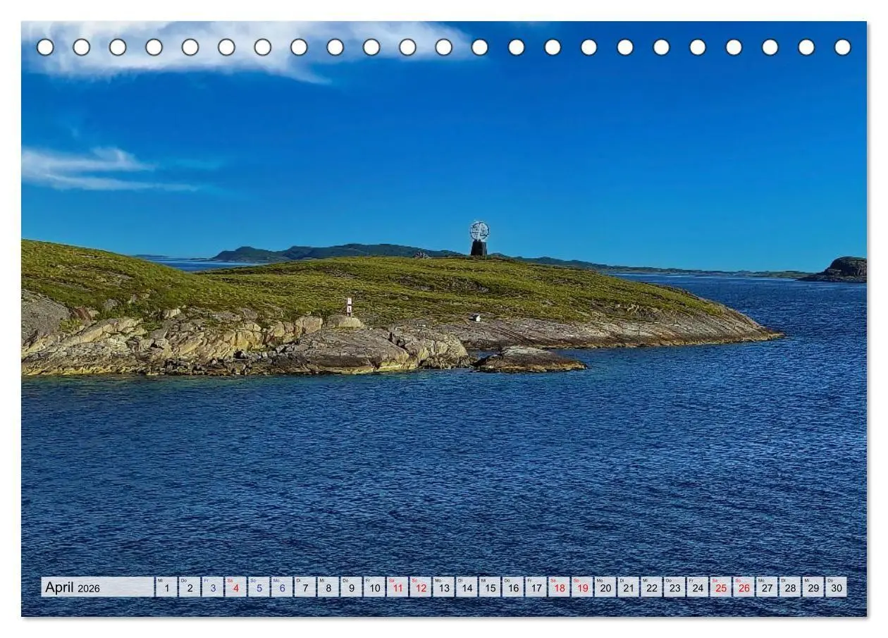 Bild: 9783516685671 | Mit Hurtigruten zum Nordkap (Tischkalender 2026 DIN A5 quer),...