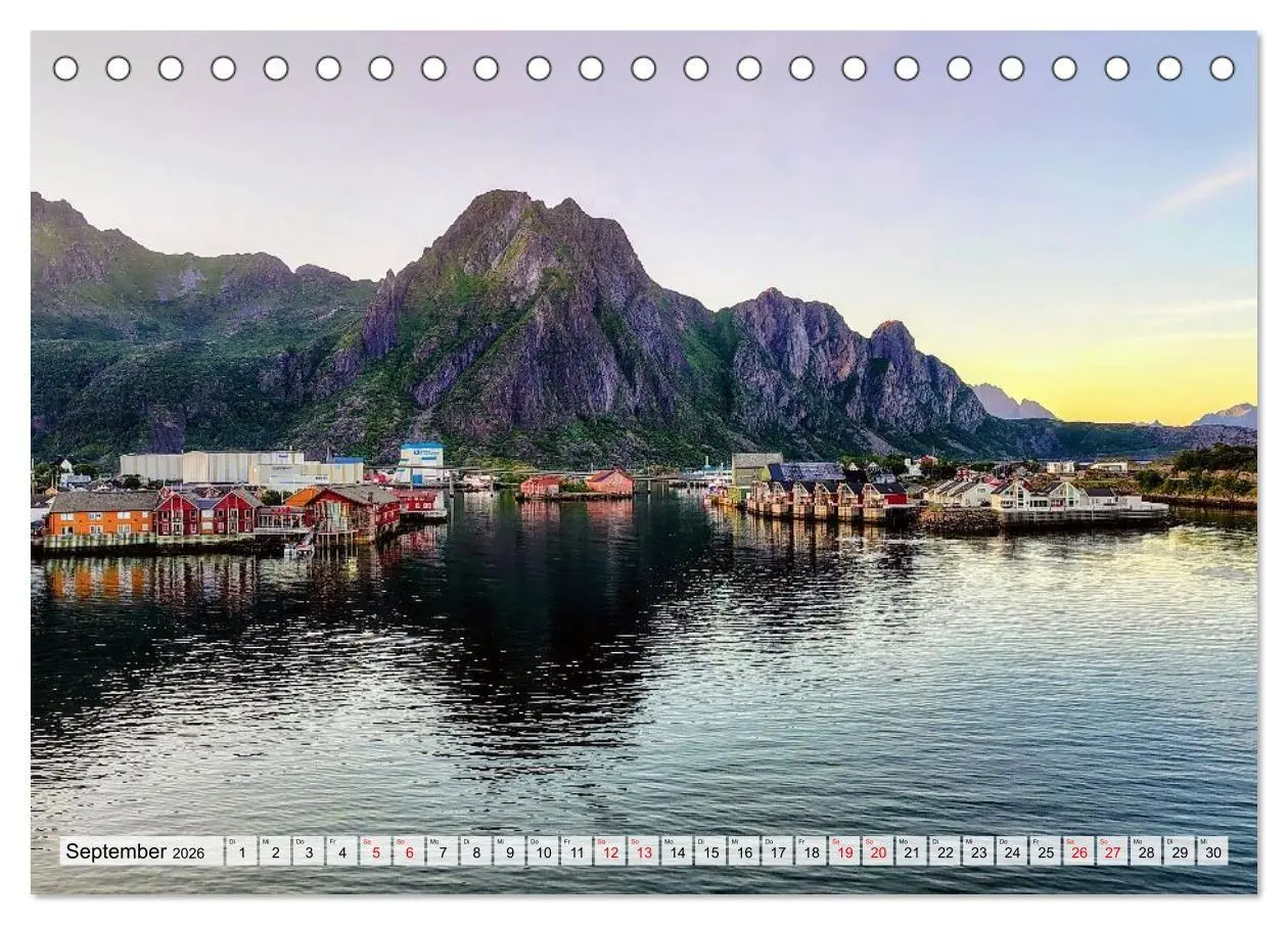 Bild: 9783516685671 | Mit Hurtigruten zum Nordkap (Tischkalender 2026 DIN A5 quer),...