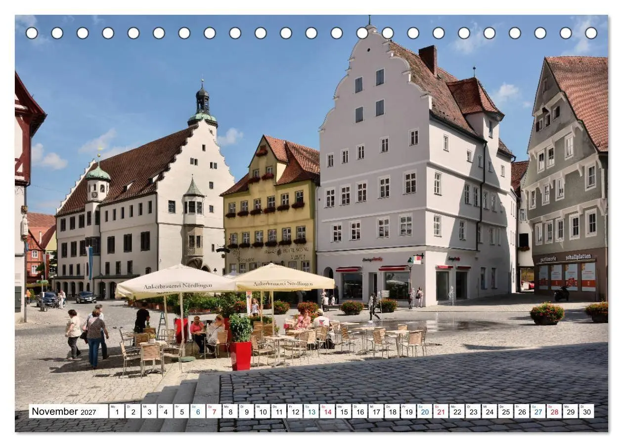 Bild: 9783569845671 | Nördlingen - Eine runde Sache (Tischkalender 2027 DIN A5 quer),...