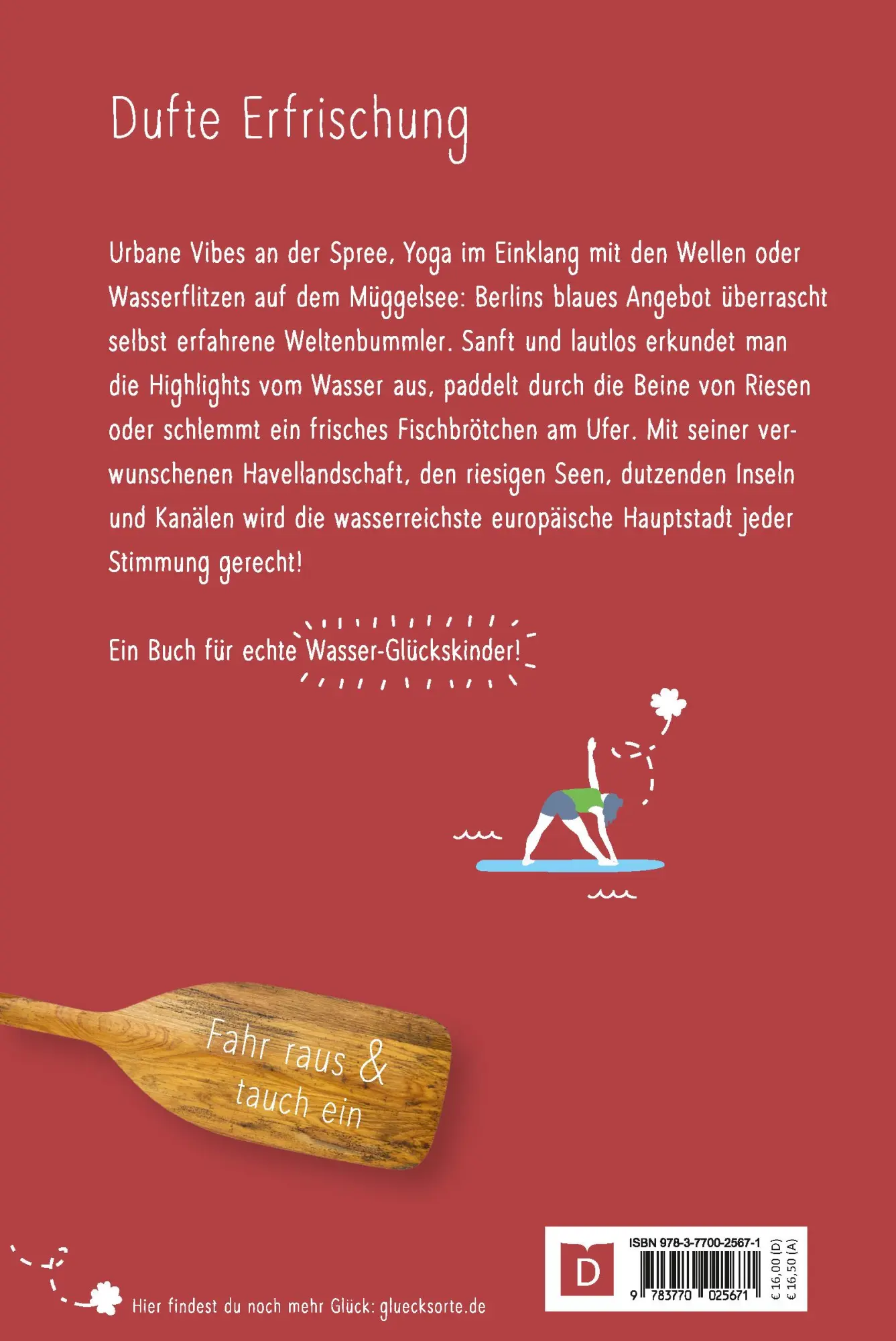 Rückseite: 9783770025671 | Blaue Glücksorte in Berlin | Fahr raus &amp; tauch ein | Memmert-Lunau