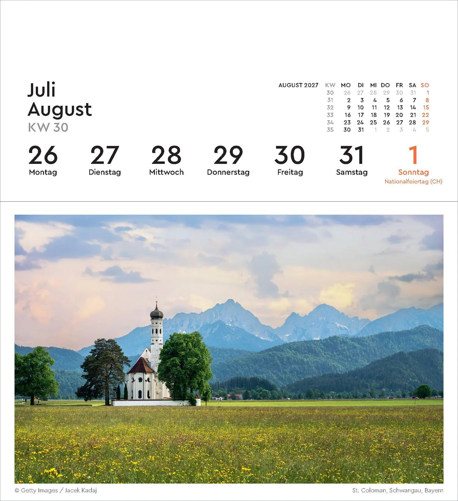 Bild: 9783965915671 | Deutschland - KUNTH Postkartenkalender 2027 | Kalender | 53 S. | 2027