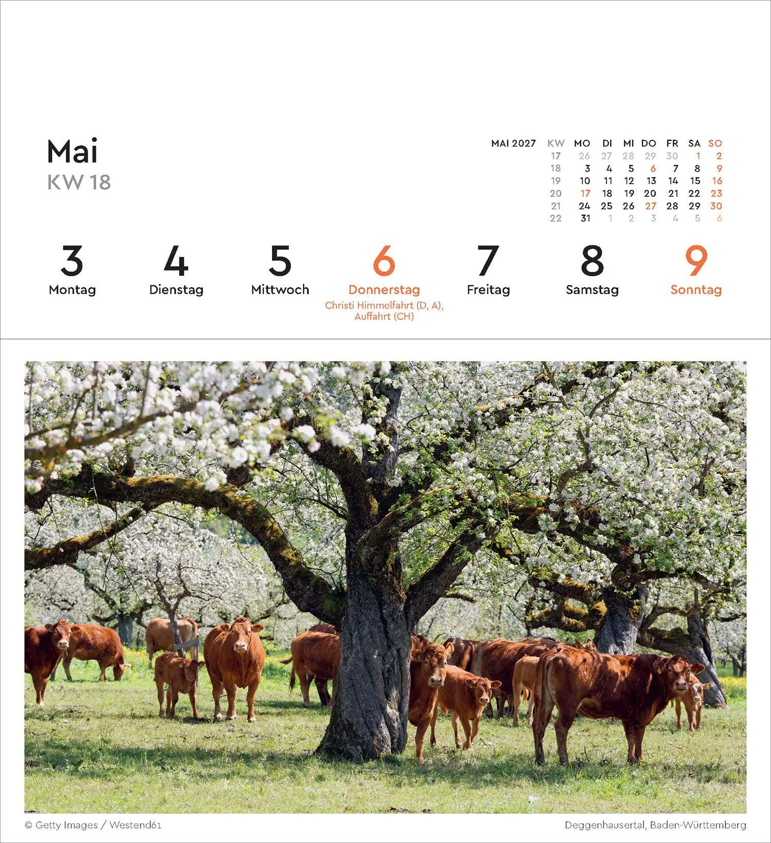 Bild: 9783965915671 | Deutschland - KUNTH Postkartenkalender 2027 | Kalender | 53 S. | 2027