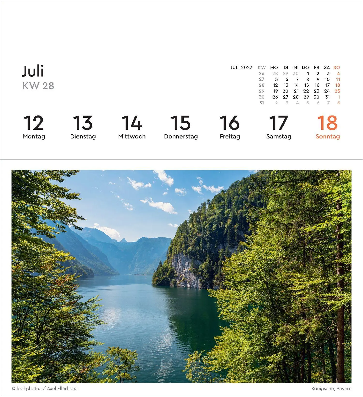 Bild: 9783965915671 | Deutschland - KUNTH Postkartenkalender 2027 | Kalender | 53 S. | 2027