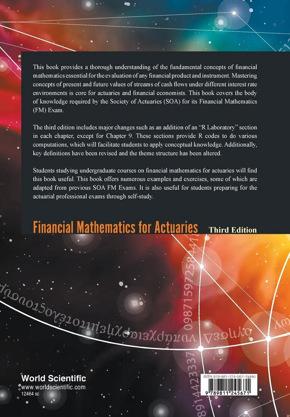 Rückseite: 9789811245671 | FINANCIAL MATH ACTUARIE (3RD ED) | Wai-Sum Chan &amp; Yiu-Kuen Tse | Buch