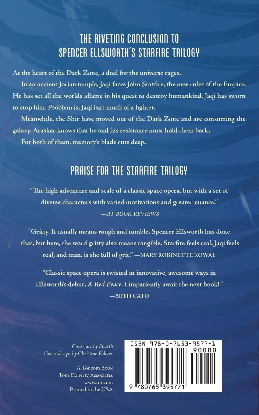 Rückseite: 9780765395771 | Starfire | Memory's Blade | Spencer Ellsworth | Taschenbuch | Englisch