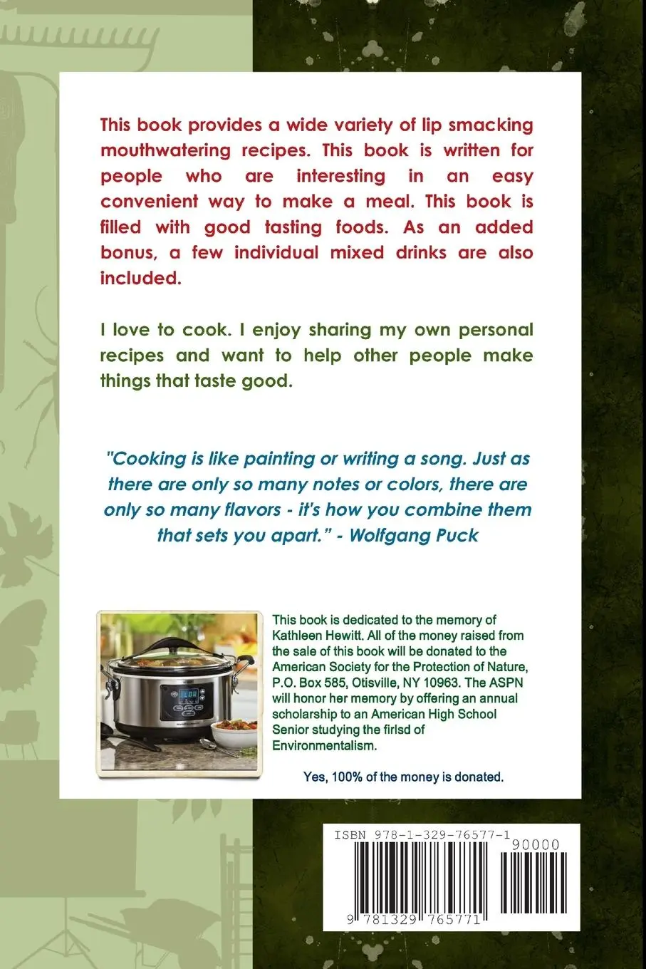 Rückseite: 9781329765771 | Country Crock-Pot Cooking | James Hewitt | Taschenbuch | Englisch