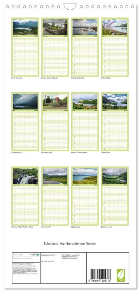 Bild: 9783457105771 | Familienplaner 2025 - Schottland, Atemberaubender Norden mit 5...