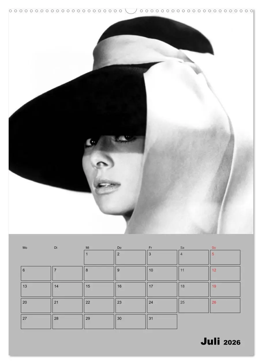 Bild: 9783516435771 | Hollywood-Diva. Audrey Hepburn (Wandkalender 2026 DIN A2 hoch),...