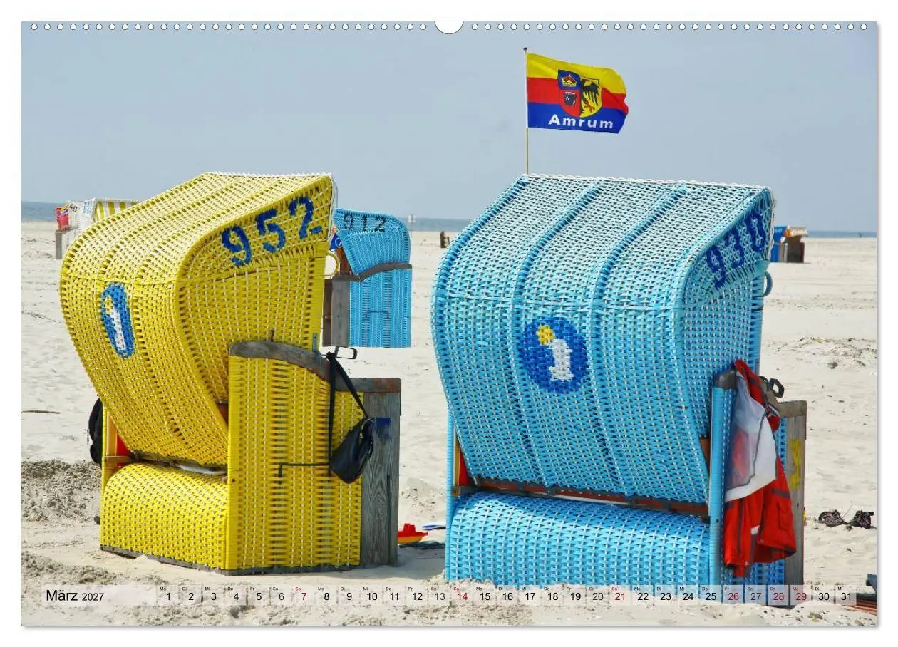 Bild: 9783569835771 | Typisch Amrum! (Wandkalender 2027 DIN A2 quer), CALVENDO...