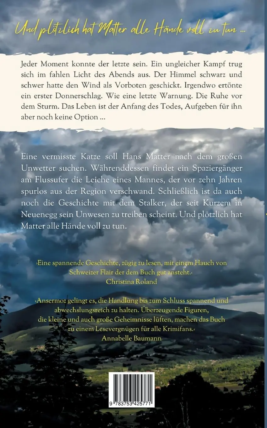 Rückseite: 9783753425771 | Hans Matter und der Tote an der Sense | Jean-Pascal Ansermoz | Buch