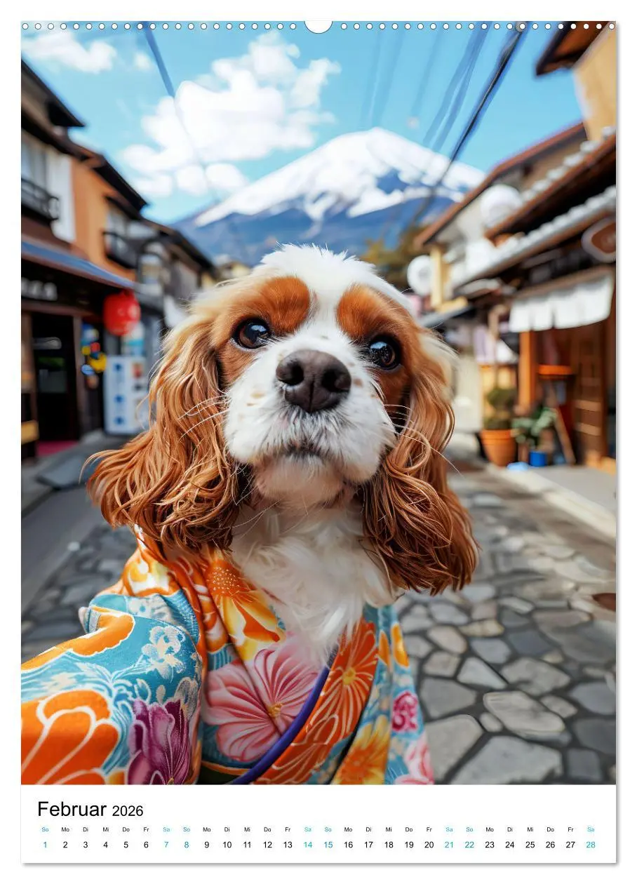 Bild: 9783516285871 | Cavalier King Charles Spaniel - Lustige Weltenreise im Selfie-Modus...