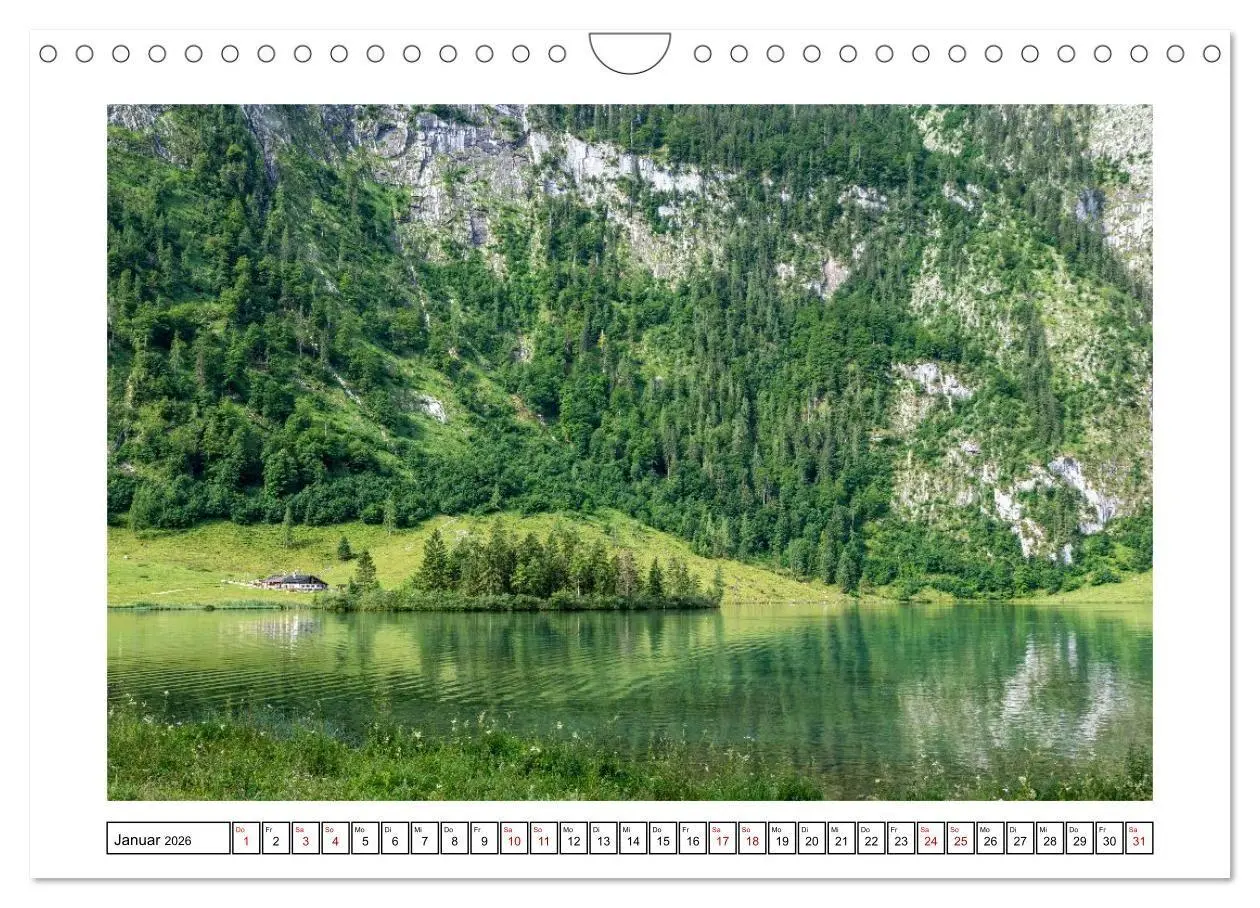 Bild: 9783516735871 | Morgen am Königssee - Spiegelungen und Stille (Wandkalender 2026...