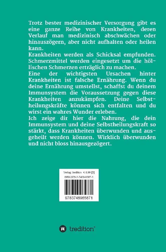 Rückseite: 9783746965871 | Top 10 Ernährung | Arnold H. Lanz | Taschenbuch | 140 S. | Deutsch