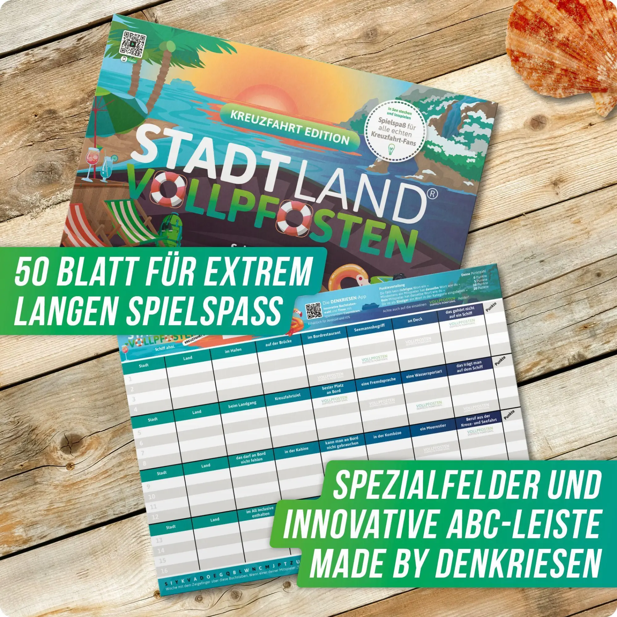 Bild: 4260528095971 | DENKRIESEN - STADT LAND VOLLPFOSTEN® - KREUZFAHRT EDITION - "Schiff...