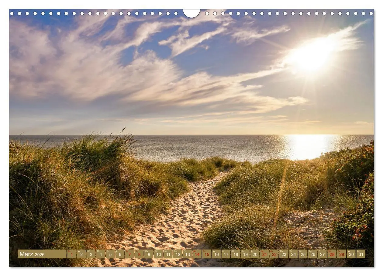 Bild: 9783457565971 | Sylt im Abendlicht (Wandkalender 2026 DIN A3 quer), CALVENDO...