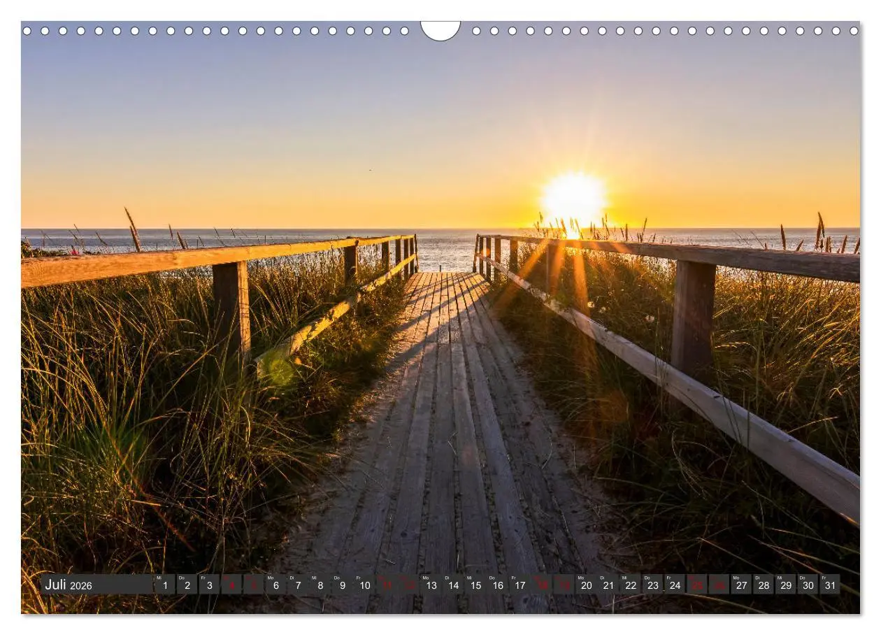 Bild: 9783457565971 | Sylt im Abendlicht (Wandkalender 2026 DIN A3 quer), CALVENDO...