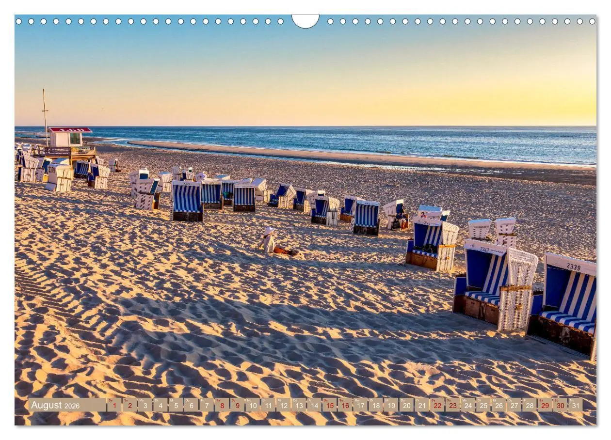 Bild: 9783457565971 | Sylt im Abendlicht (Wandkalender 2026 DIN A3 quer), CALVENDO...