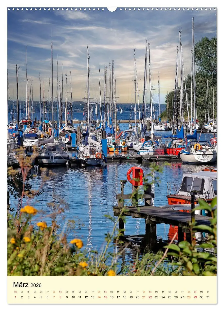 Bild: 9783516345971 | Flensburg - so bezaubernd (Wandkalender 2026 DIN A2 hoch), CALVENDO...