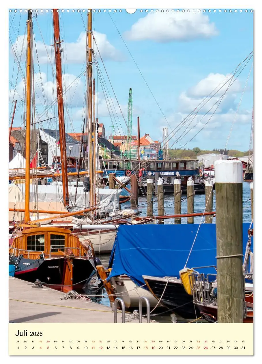 Bild: 9783516345971 | Flensburg - so bezaubernd (Wandkalender 2026 DIN A2 hoch), CALVENDO...