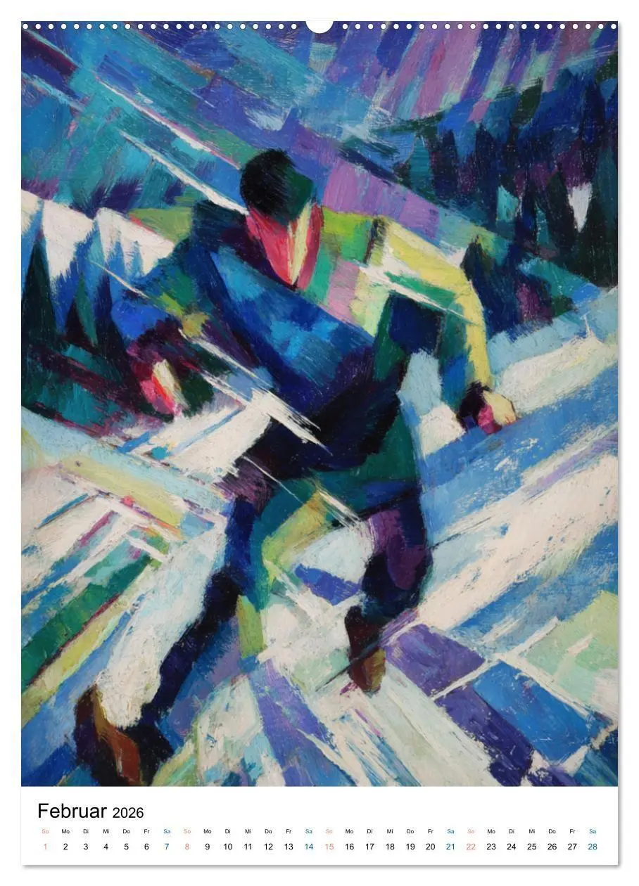 Bild: 9783516655971 | Laufkunst. (Wandkalender 2026 DIN A2 hoch), CALVENDO Monatskalender