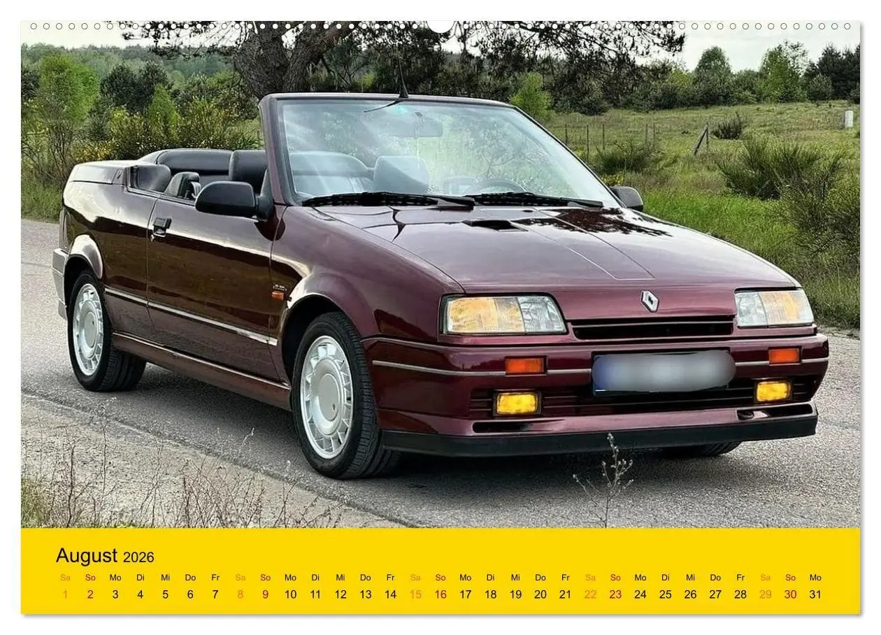 Bild: 9783516725971 | Historische Renault (Wandkalender 2026 DIN A2 quer), CALVENDO...