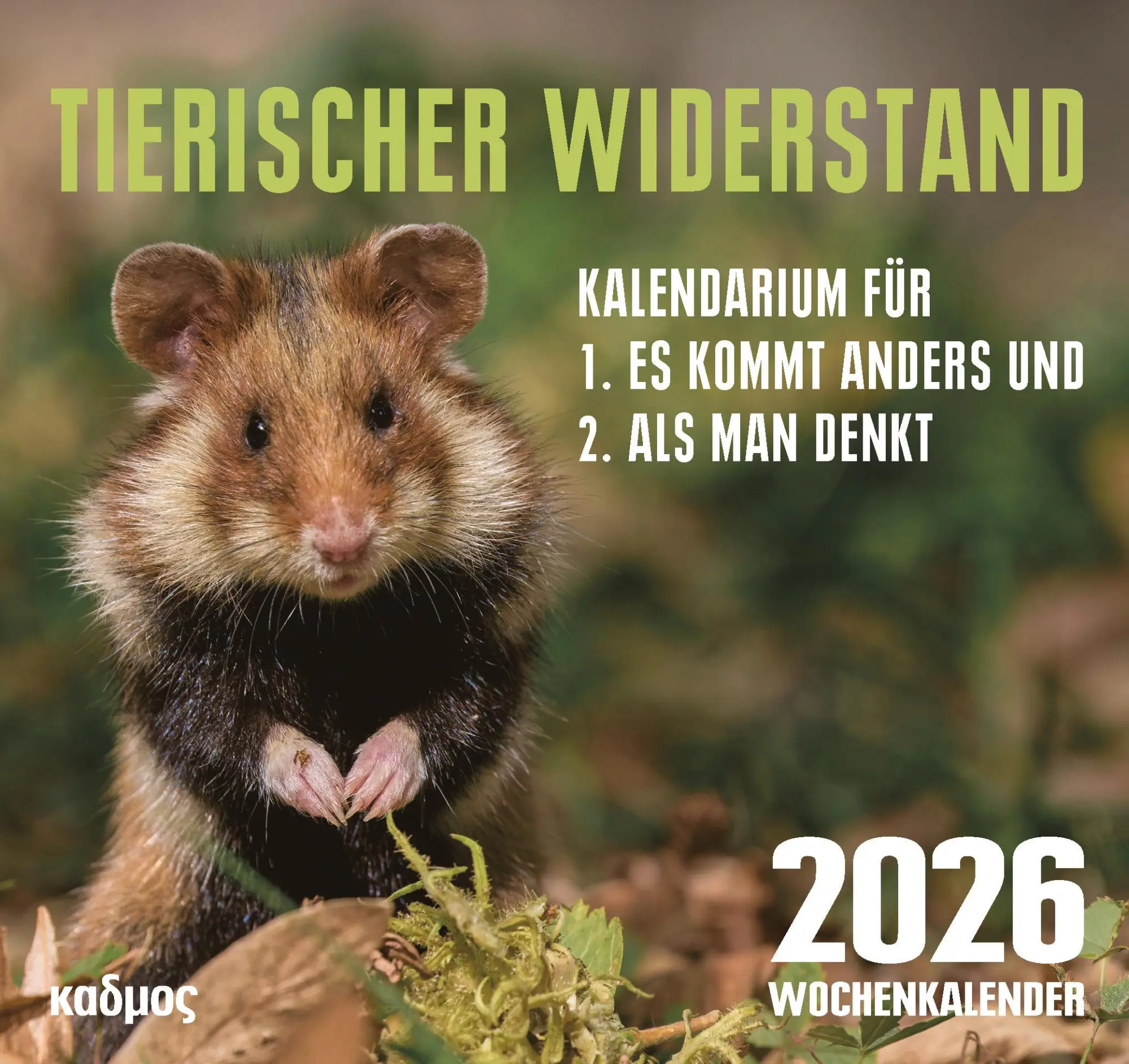 Cover: 9783865995971 | Tierischer Widerstand (2026) | Wolfram Burckhardt | Kalender | Deutsch