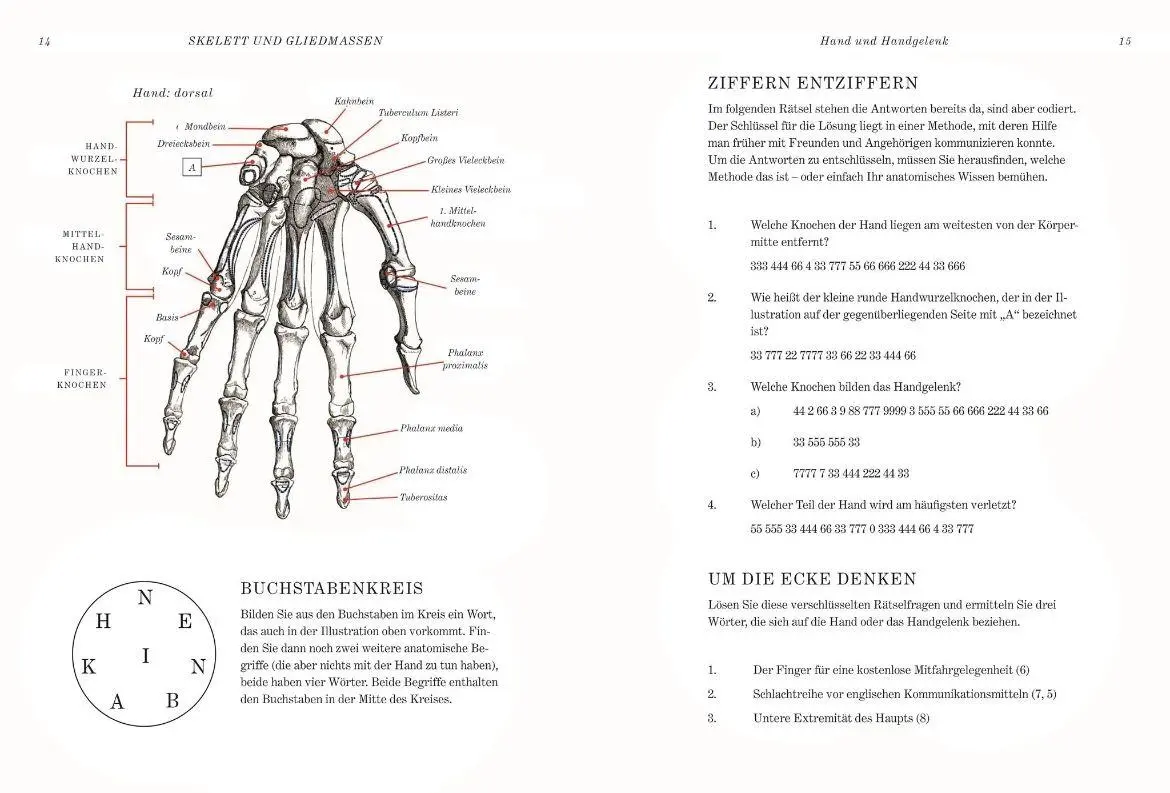 Bild: 9789463595971 | GRAY'S ANATOMIE RÄTSELBUCH | GARETH MOORE (u. a.) | Buch | 192 S.