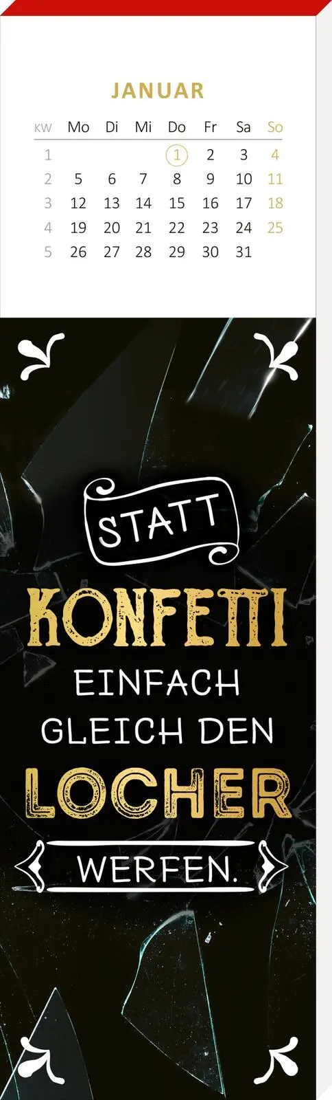 Bild: 4014489136071 | Lesezeichenkalender Ich bin nicht gemein. Ich bin nur anders nett....