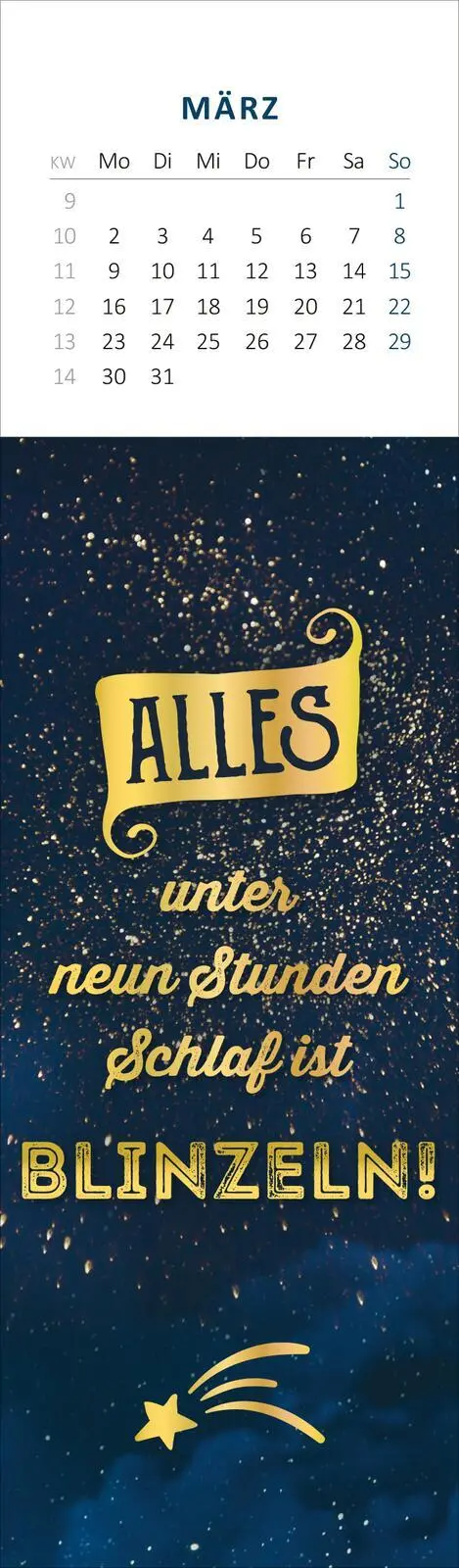 Bild: 4014489136071 | Lesezeichenkalender Ich bin nicht gemein. Ich bin nur anders nett....