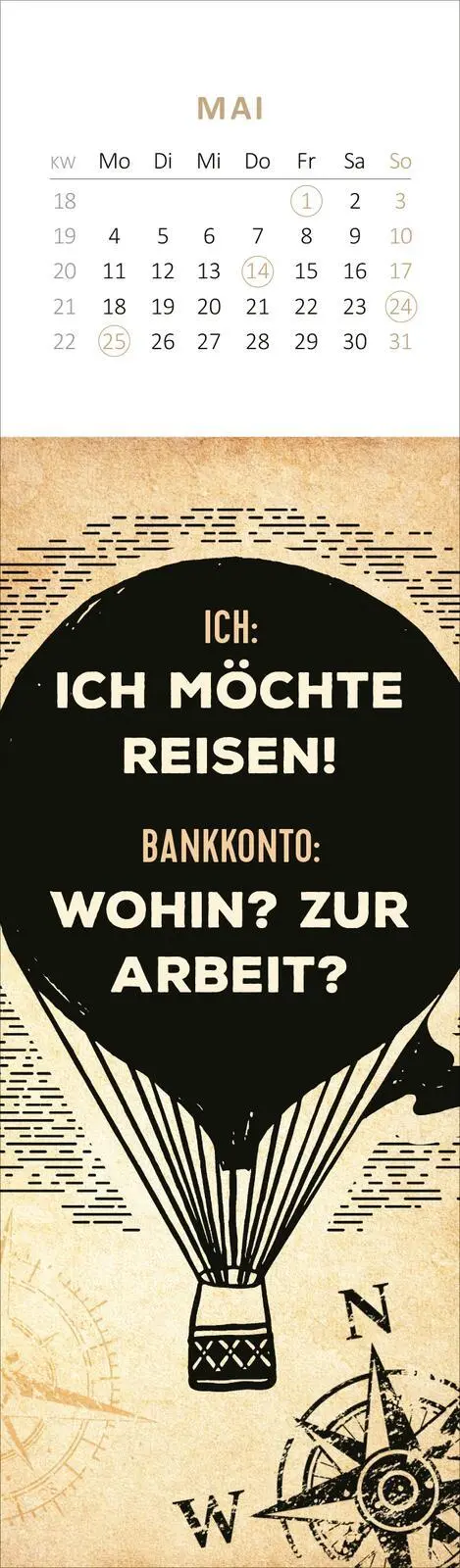 Bild: 4014489136071 | Lesezeichenkalender Ich bin nicht gemein. Ich bin nur anders nett....