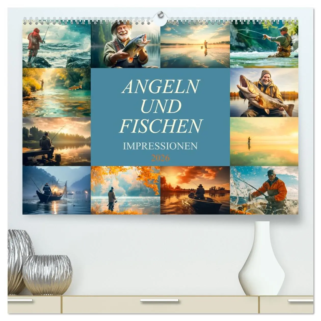 Cover: 9783457456071 | Angeln und Fischen Impressionen (hochwertiger Premium Wandkalender...