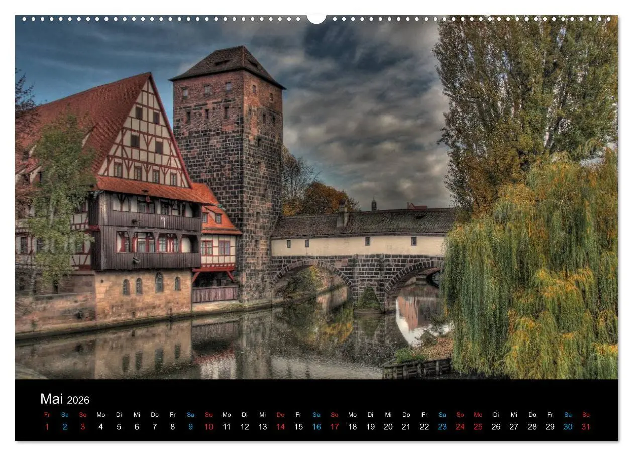 Bild: 9783516166071 | Meine Stadt Nürnberg 2026 (Wandkalender 2026 DIN A2 quer), CALVENDO...