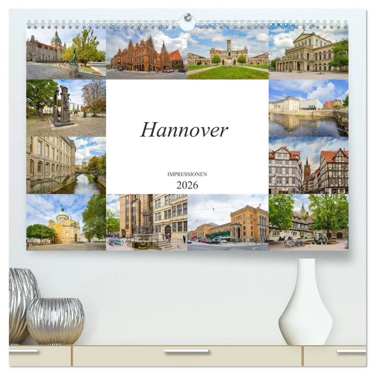 Cover: 9783516236071 | Hannover Stadtansichten (hochwertiger Premium Wandkalender 2026 DIN...
