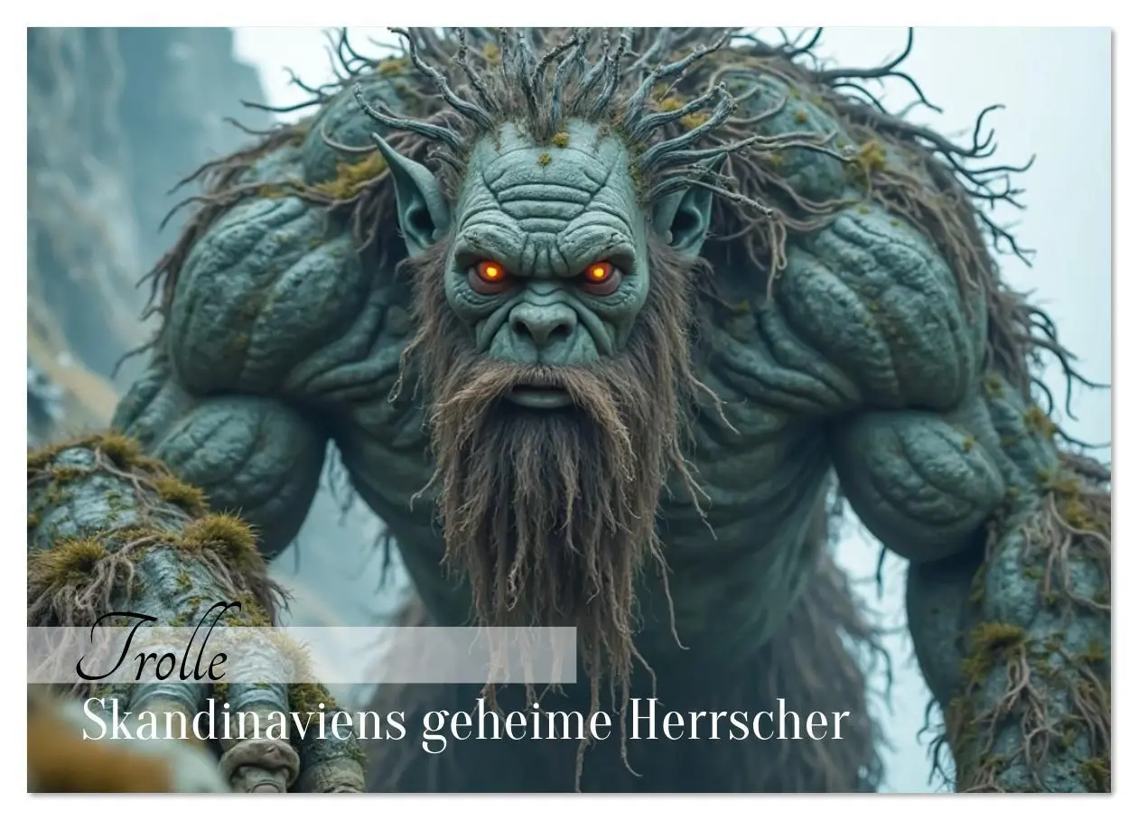 Cover: 9783516616071 | Trolle - Skandinaviens geheime Herrscher (Wandkalender 2026 DIN A3...